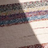 Handmade recycled cotton rug - Mutlicolor - Handwoven