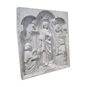 Bas relief en marbre
