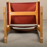 Ditte & Adrian Heath Dining Chairs in Ash and Leather, France & Søn