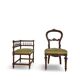 2 chaises et 1 chaise de coin italiennes, années 1950
