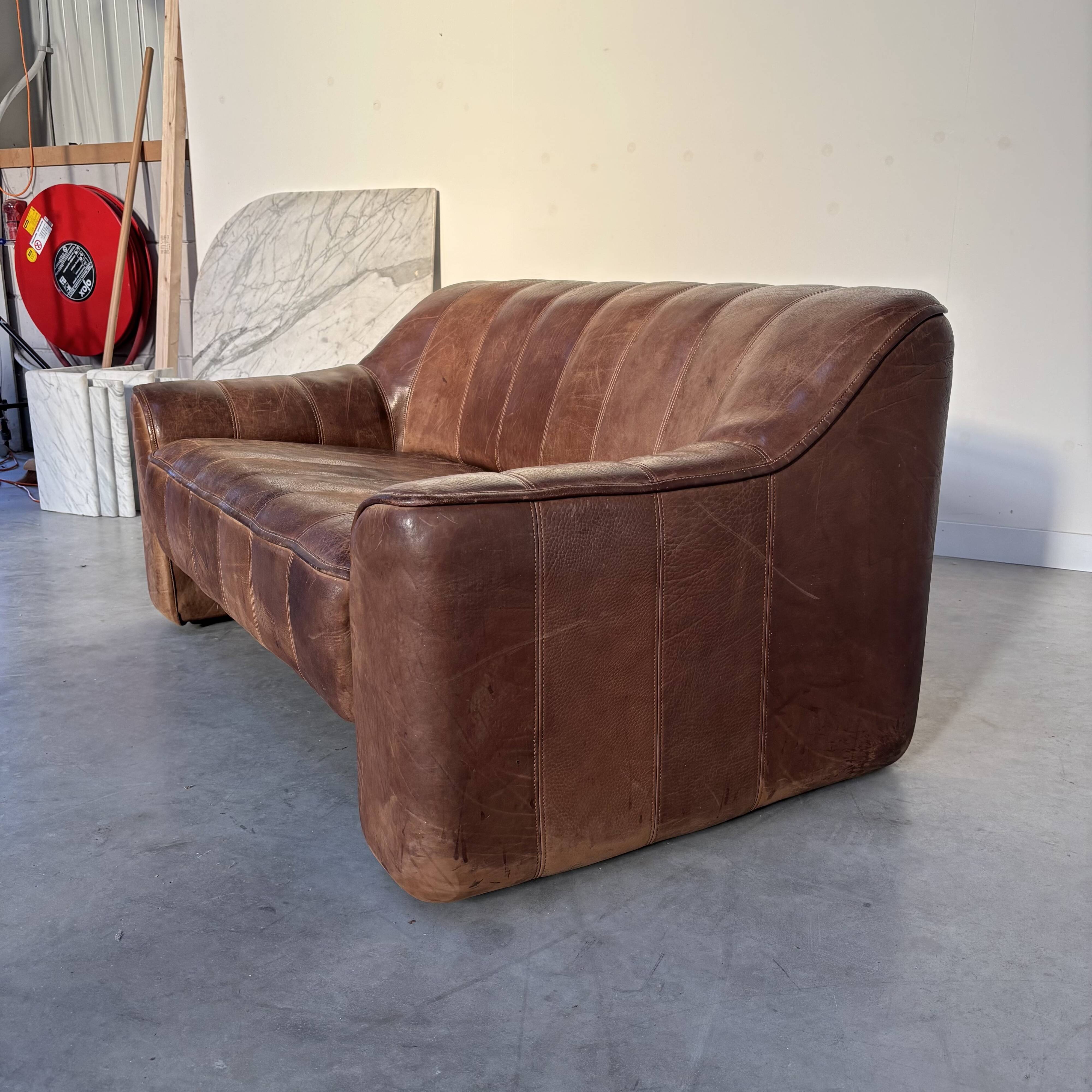 De Sede DS44 two seat sofa, 1970s