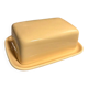 Yellow butter dish