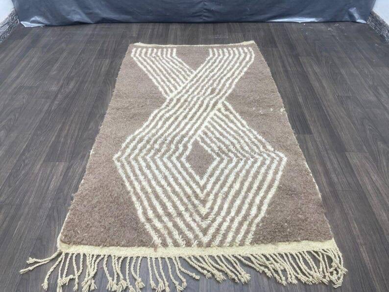 Beni Ourain Berber rug for your traditional space.