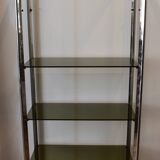 70s chrome steel shelf