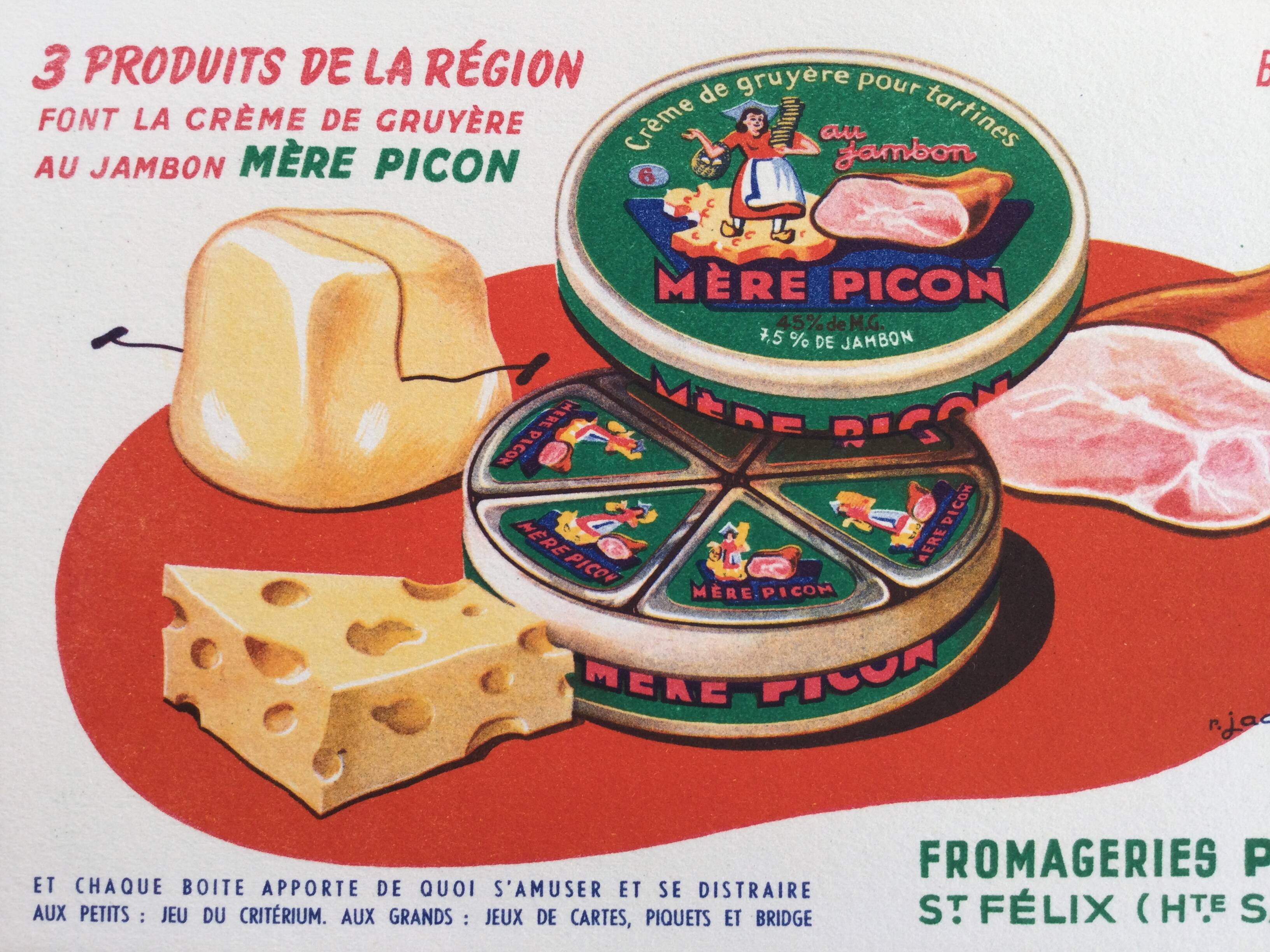 Vintage Blotter advertising frame