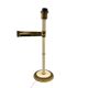 Lampe de table Hollywood Regency en laiton, Tommaso Barbi Italie 1970