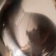 Lot de 3 coupes à glace ou sorbet  , vintage , en inox 18/10, Létang Rémy