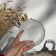 4 cups bowls transparent glass sheets