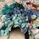 Colorful Boucherouite Berber rug - 68 x 183 cm