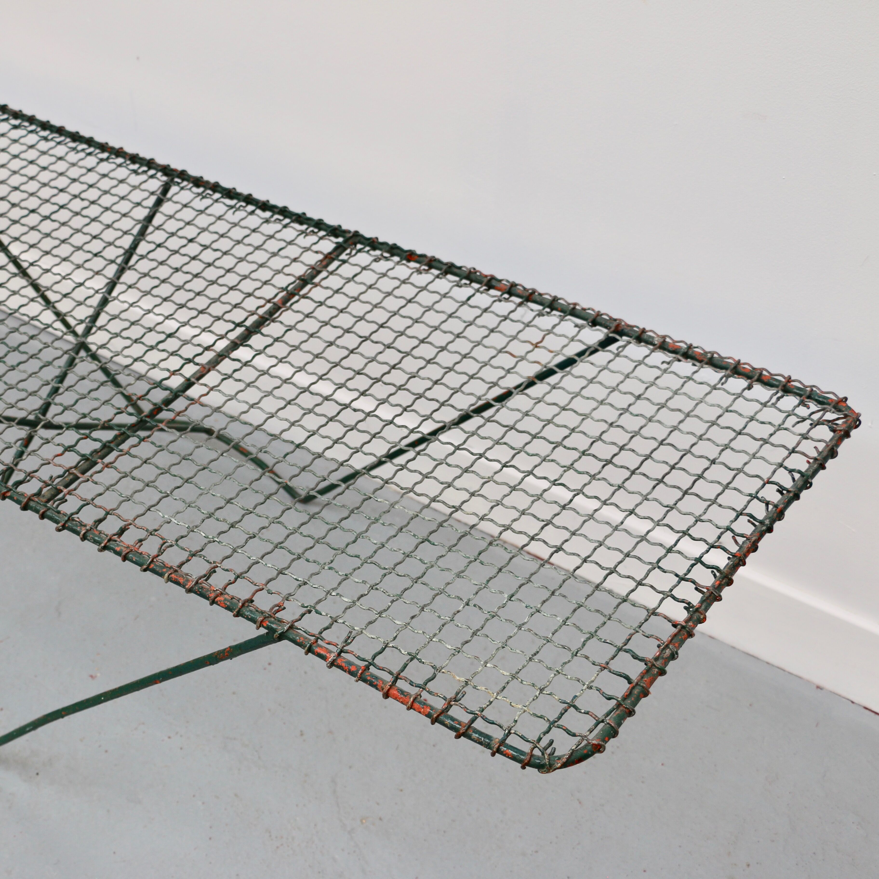 Large metal coffee table