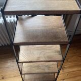 Industrial shelf ladder
