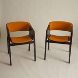Set of 6 stunning armchairs by TON