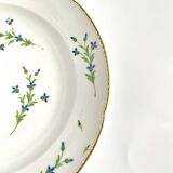 Assiette en Porcelaine du Comte d'Artois | Barbeaux | Fin du XVIIIe Siècle
