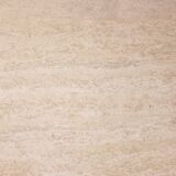 Square travertine coffee table