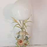 Flower Bouquet Pastel Floor Lamp 1960s Vintage Italian Sheaf Of Wheat Midcentury