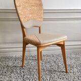 Restored vintage monoblock chair