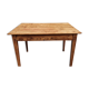 Old farmhouse table waxed wood 110 cm