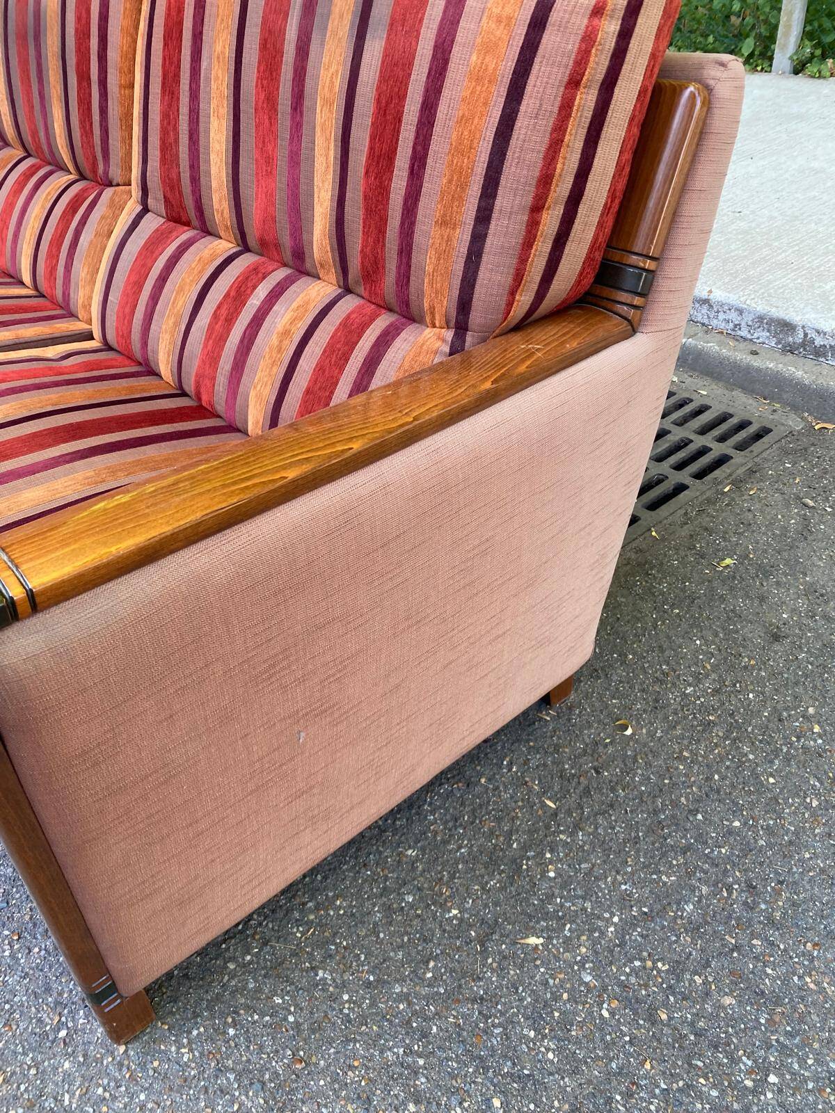 Two-seater sofa Art Deco inspiration Cavel France 2000s