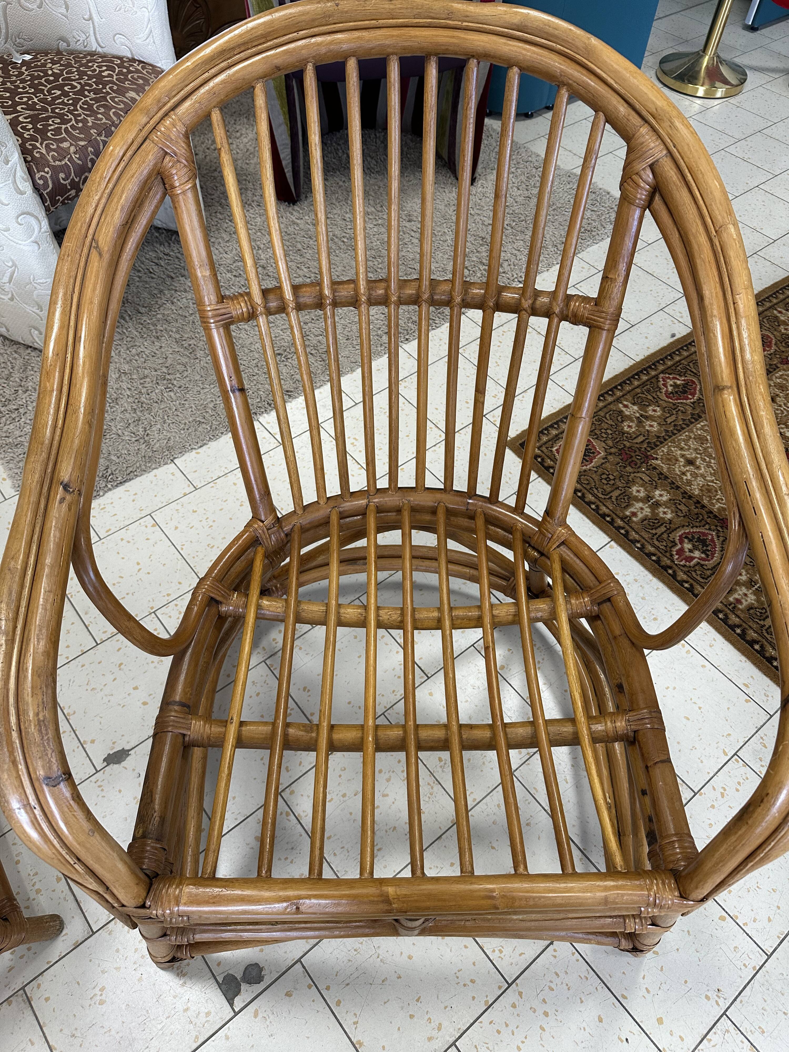 Rattan garden furniture