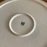 Large plate, earthenware dish of St Amand women's décor and garden