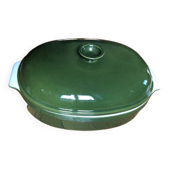 Cocotte verte vintage Émile henry