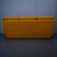 20th century, yellow Atlantis three-seater sofa, 1960s