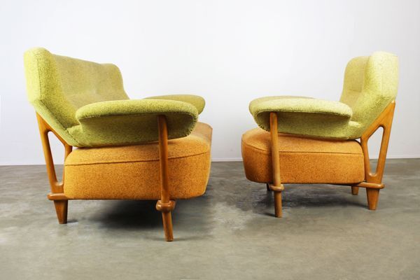 Fauteuil et canapé assorti F109  par Theo Ruth pour Artifort, 1950