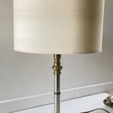 70s lamp with wood effect lampshade