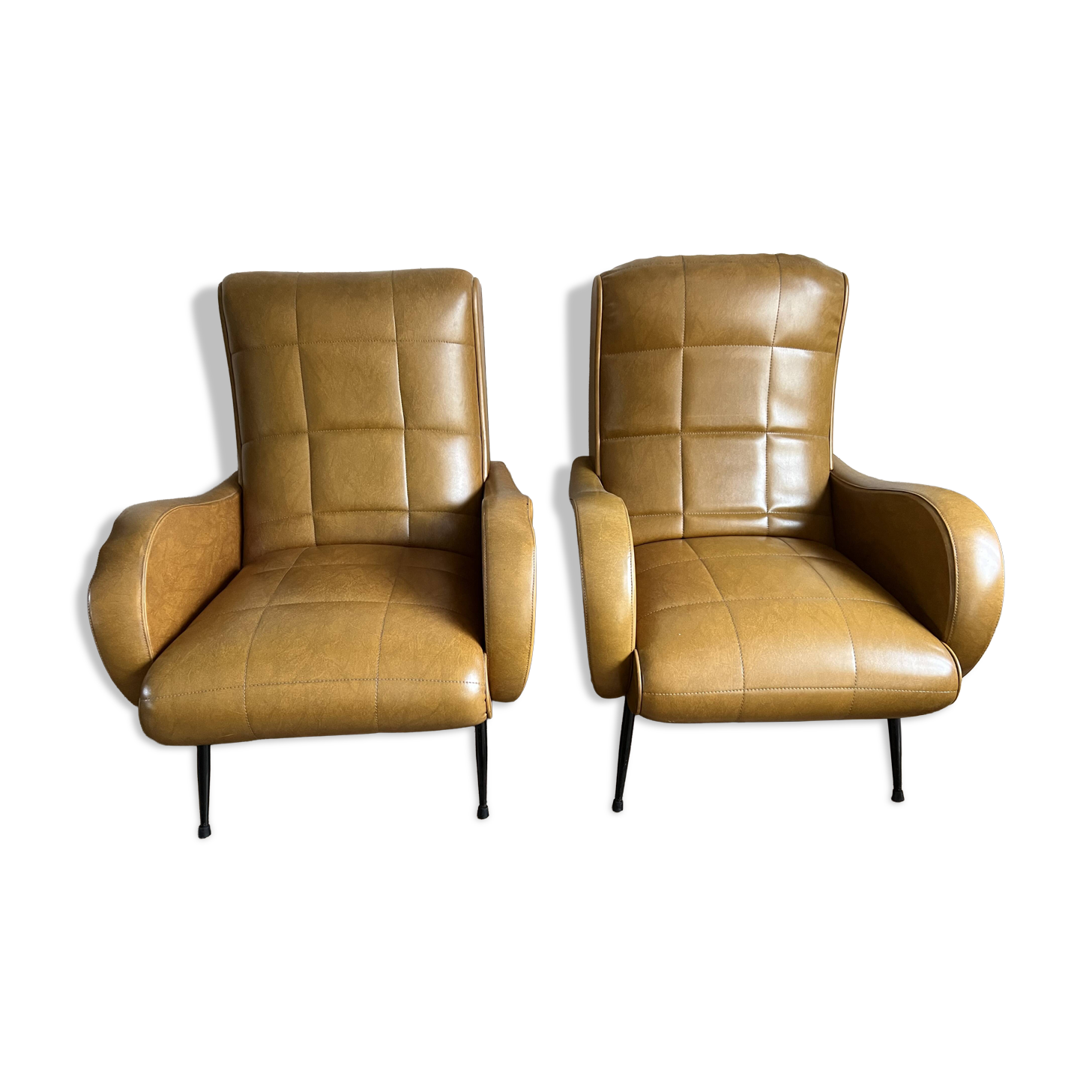 The armchairs that make a pair.