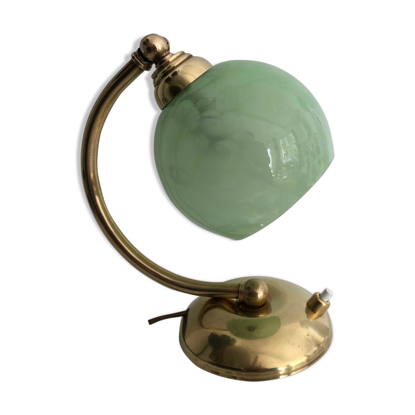 Old articulated bedside lamp