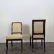 Pair of Restoration period chairs with hock legs