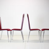 Set of four dining chairs, czechoslovakia,1980s kovobel