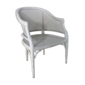 Chippendale style faux bamboo easy chair, 1960s