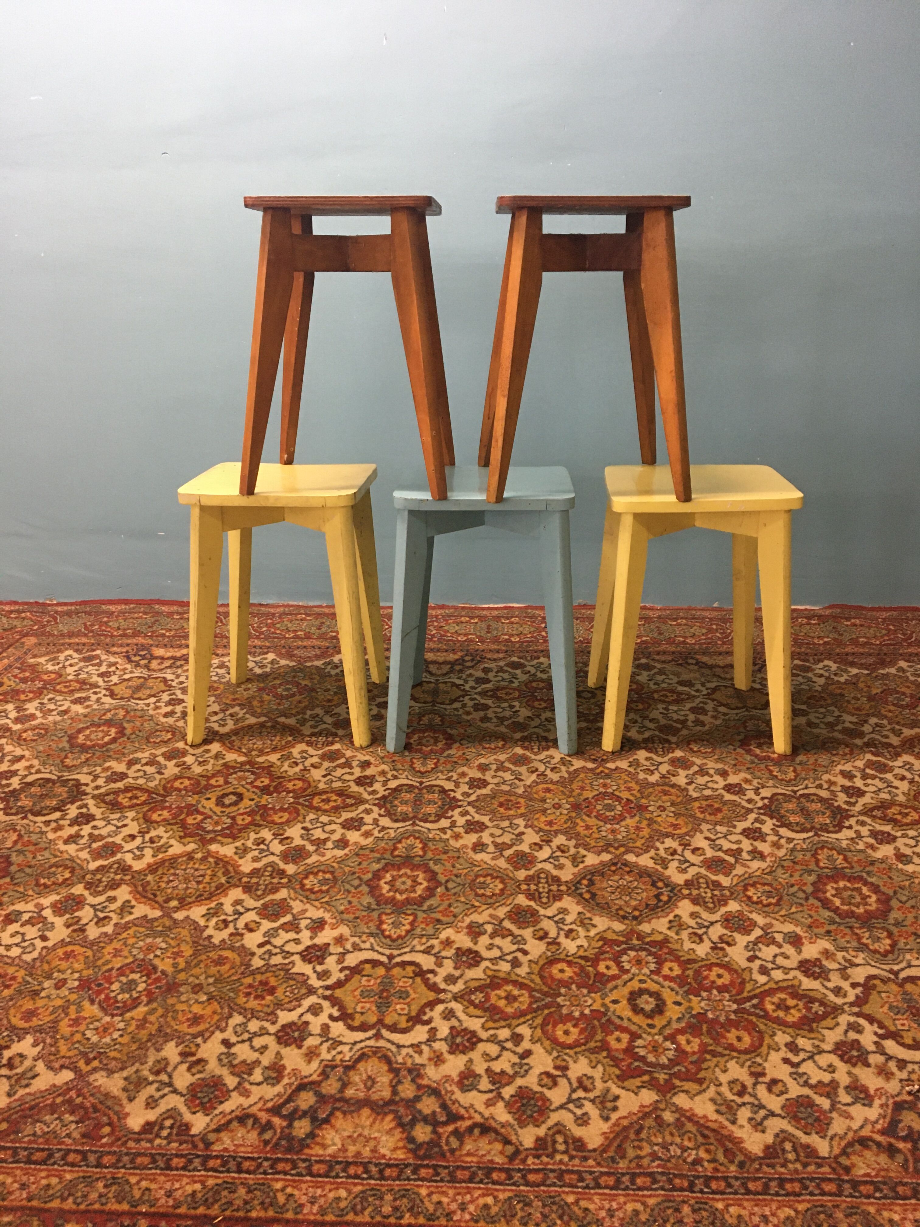 Vintage 1950s stool series