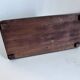 Vintage 1960 cigarette holder wooden metal copper - 31 x 15 cm