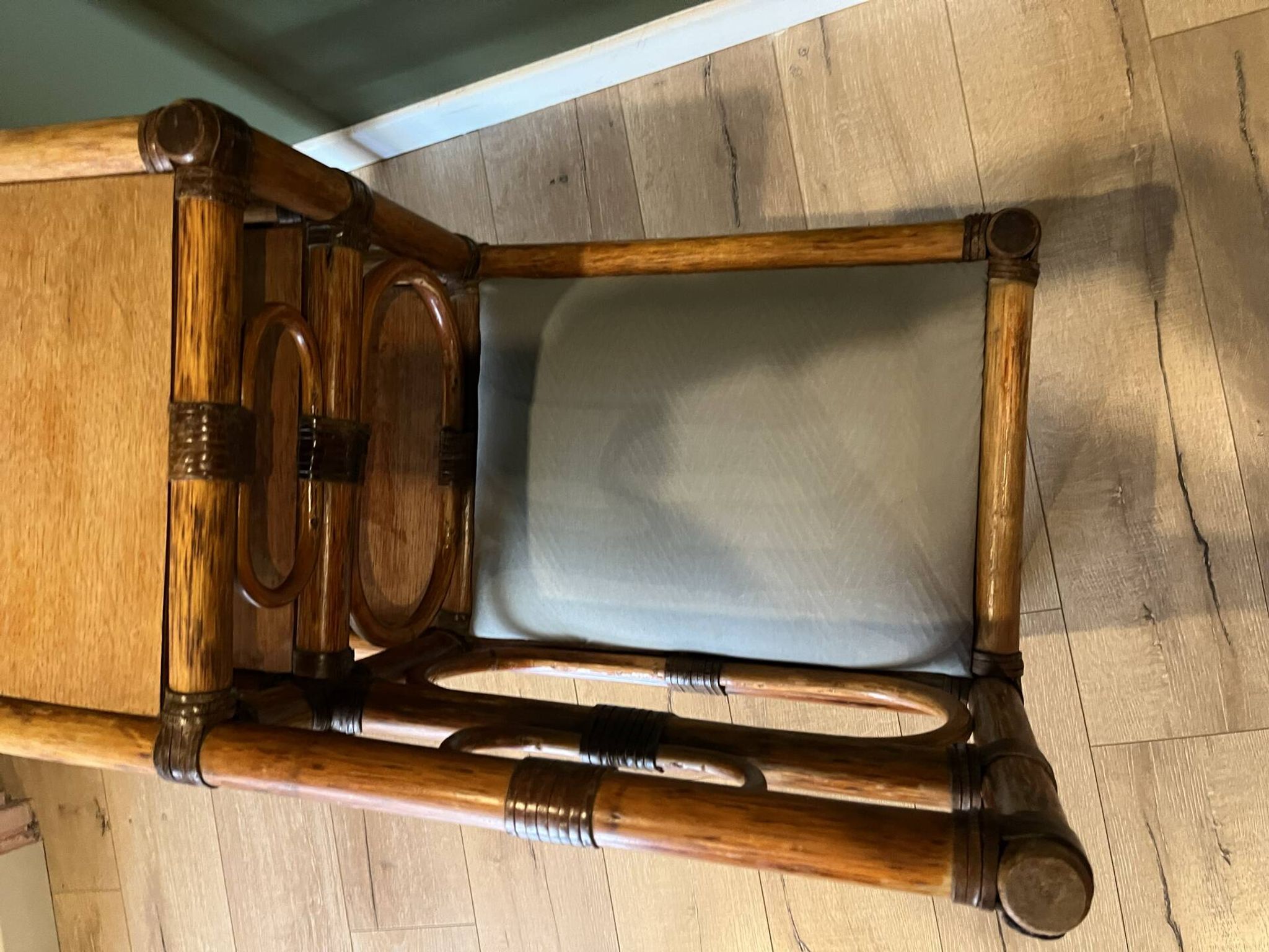 Banc vintage bambou