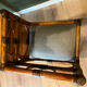 Vintage bamboo bench