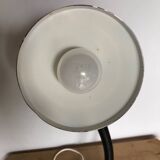 Vintage flexible burgundy metal desk lamp