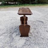 Porte-revue ancien  panier bois