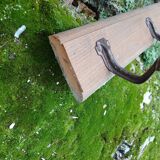 Antique wall coat rack