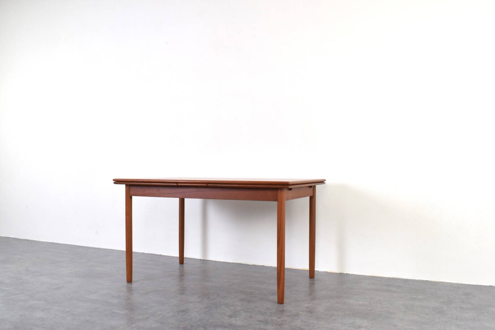 Mid-Century Danish Teak Extendable Dining Table, 1960s.