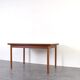 Table à manger extensible en teck danois des années 1960.