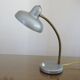 Silver grey metal lamp 50 60s