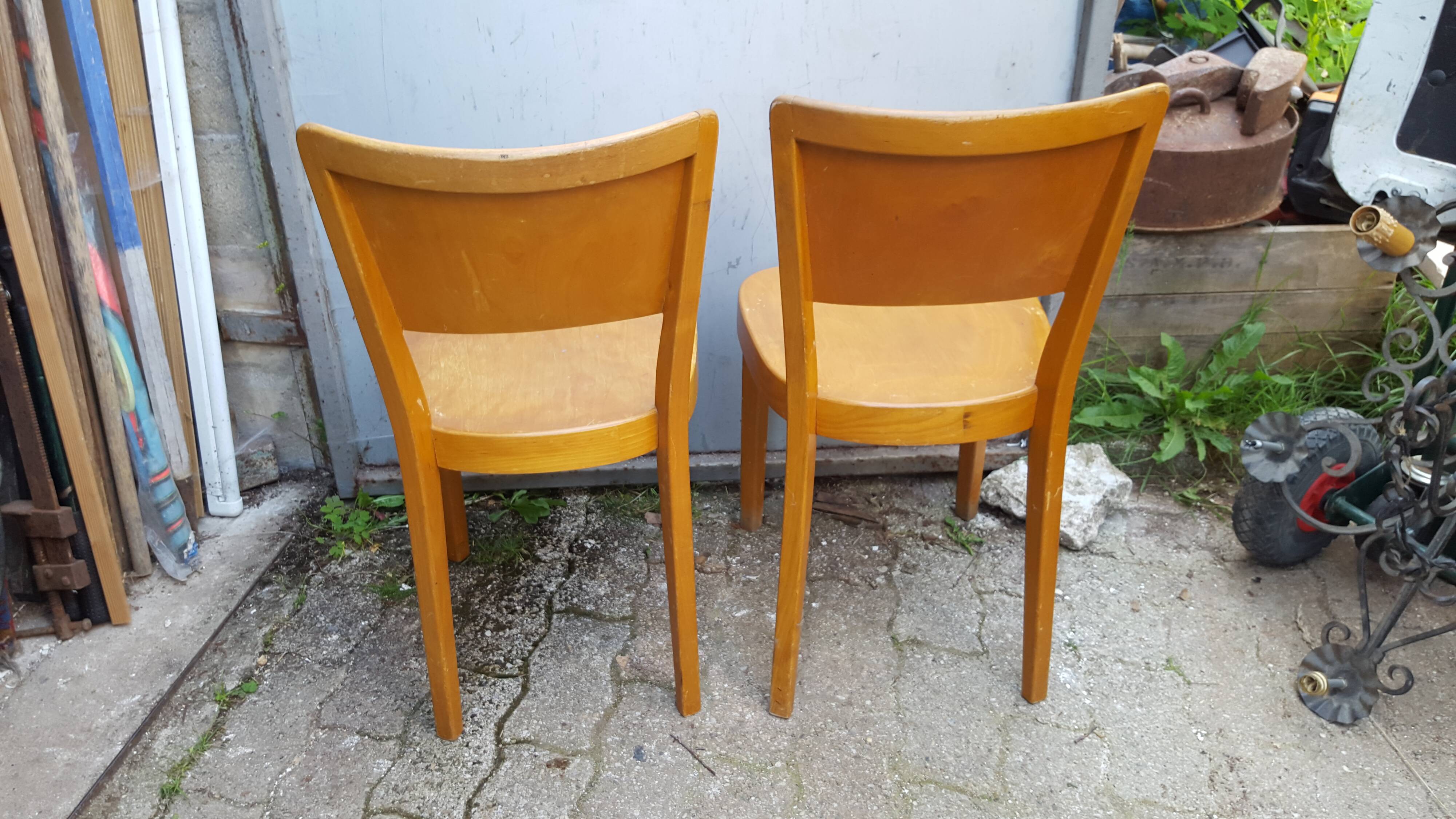 Pair of 50s bar chairs