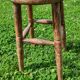 Vintage wooden stool, beautiful patina