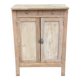 Renovated Parisian sideboard in raw solid wood 72cm