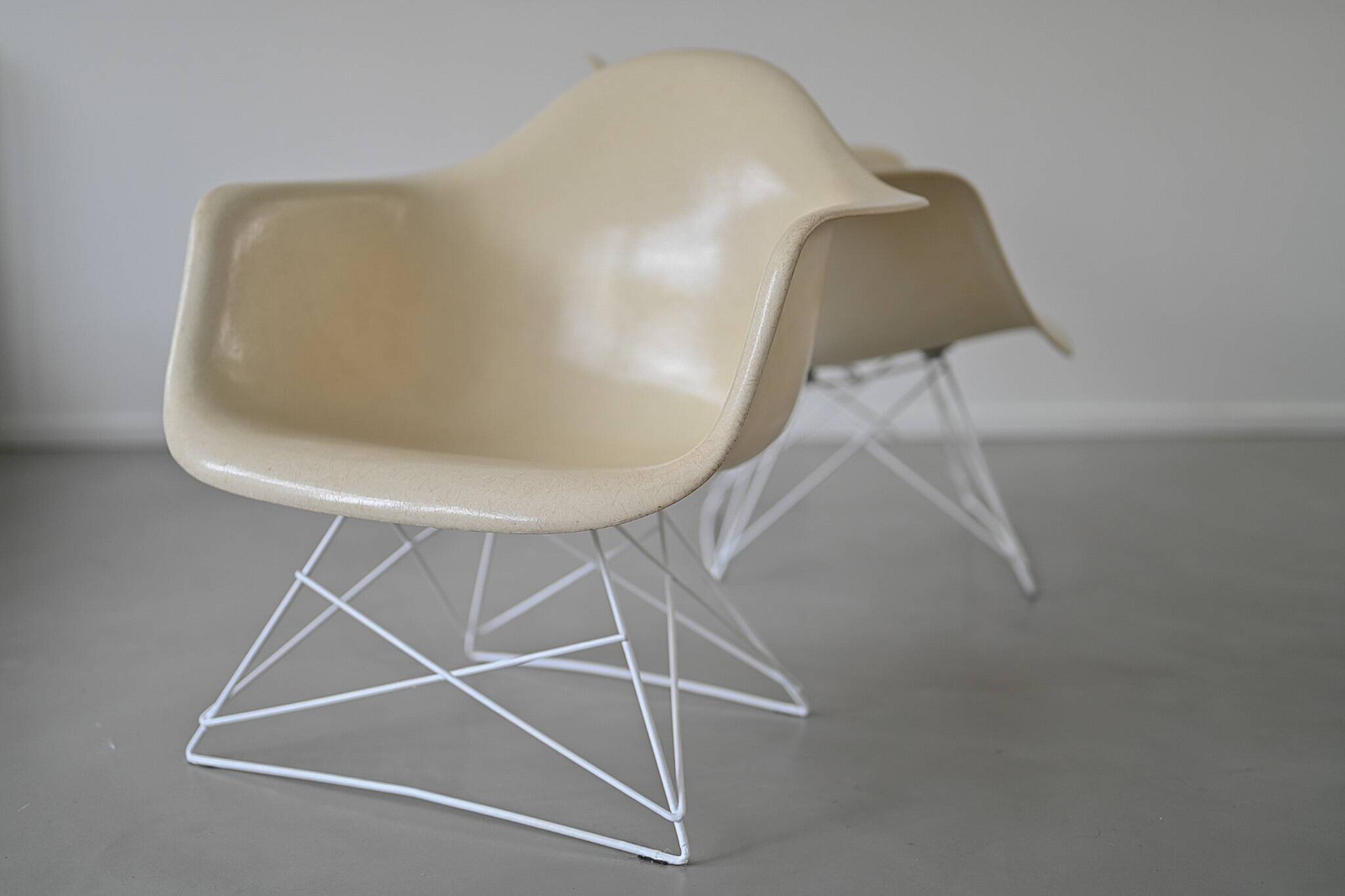 2 "cats & Craddle" armchairs Charles & Ray EAMES - HERMAN MILLER EDITION