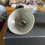 Vintage mushroom clip lamp