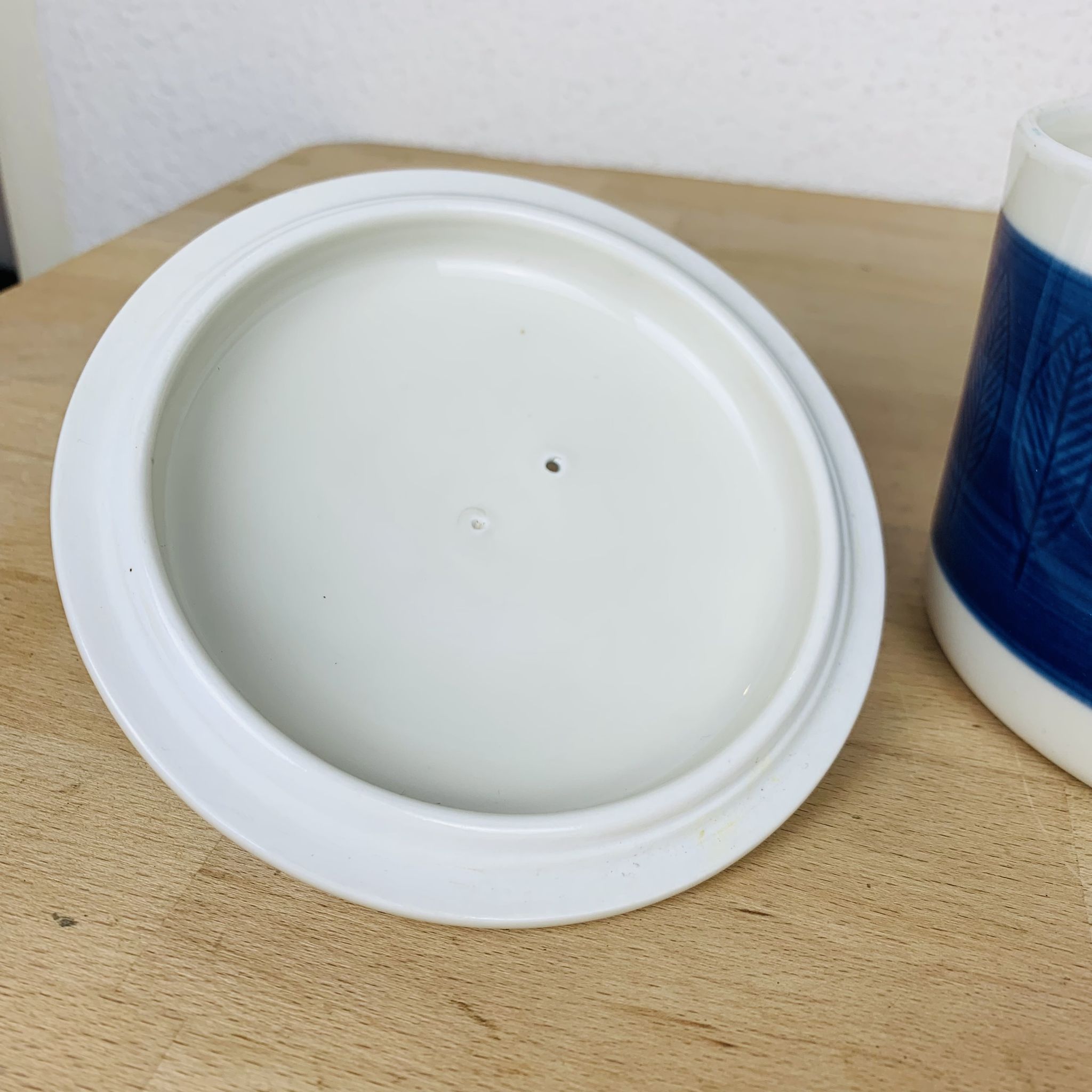 2 saucières céramique Koka par Rörstrand Suède, scandinave