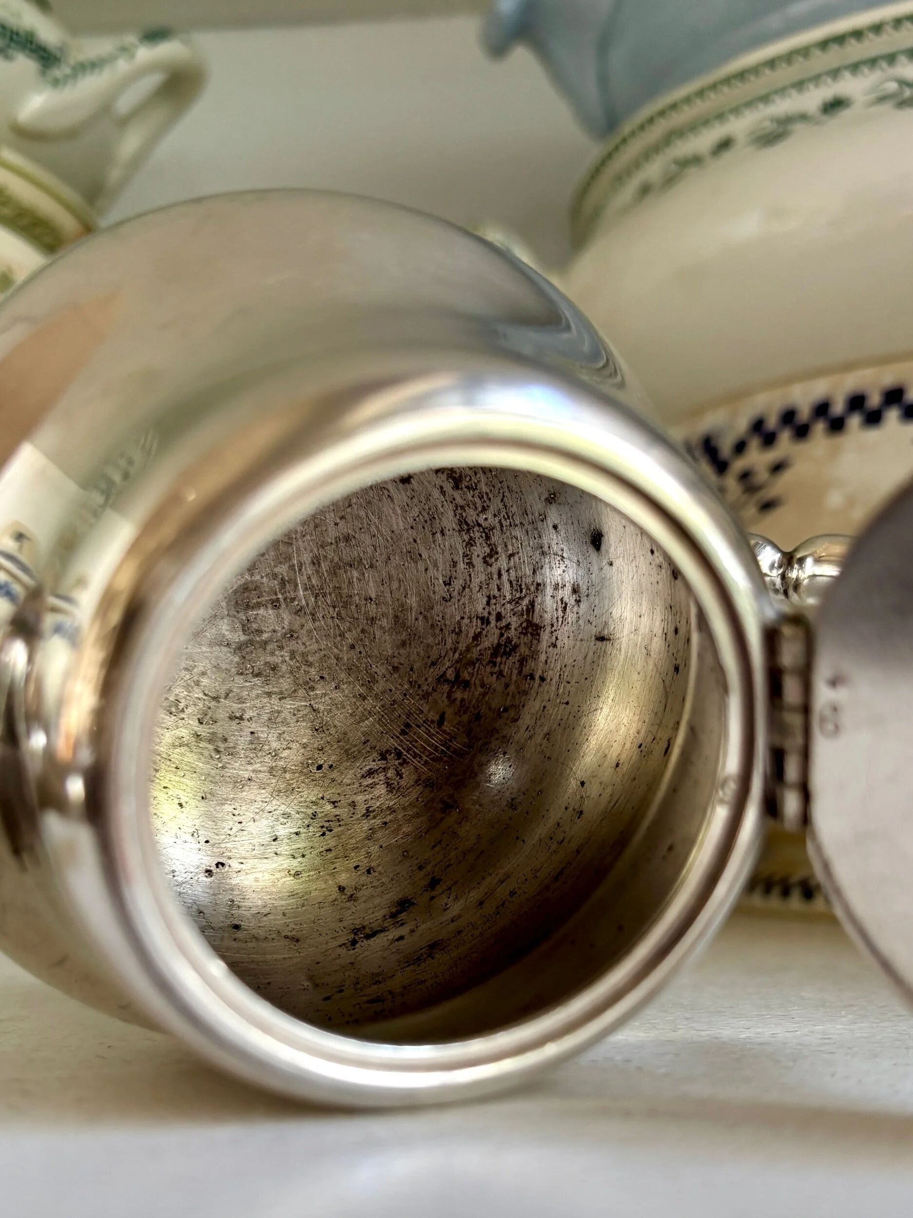 Selfish Christofle silver-plated jug